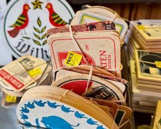 Bar coasters from around the world