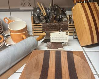 Marble rolling pin
Random silverware