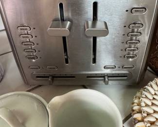 Toaster cream & sugar