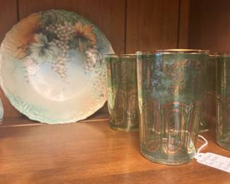 Moroccan tea glasses & china