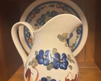 Pitcher & plate