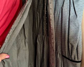 Prairie dress and apron costume