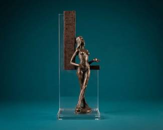 Gavriil Glickman Sclpture on Lucite Base