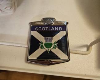 Antique bumper plaque