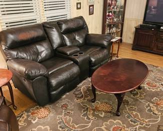 double recliner sofa