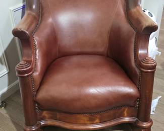 Leather armchair