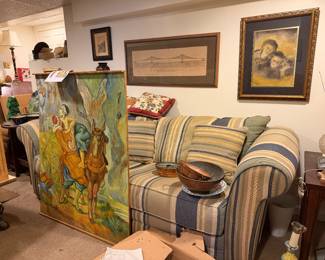 Just a sneak peek! Original Vintage Student Painting Reproduction of a Van Gogh