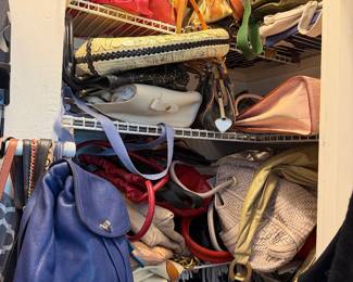 Just a sneak peek! LOTS of Purses, including some Louis Vuitton and more!