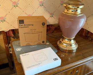 Drexel 3 Drawer End Table and Lamp 2nd set