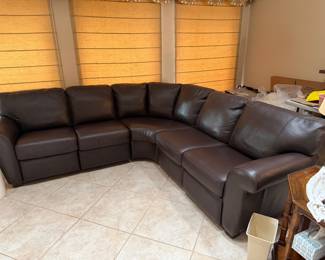 Leather Sectional Couch