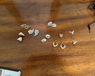 Vintage Clip on and Screwback Earrings 