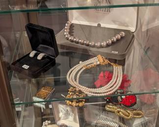 Necklace, Brooch, Earrings