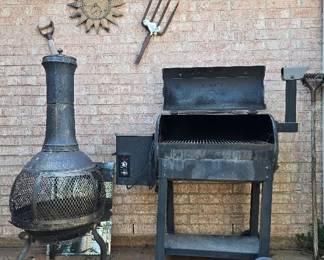Outdoor Estate Items, Grill, Stove