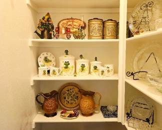 Vintage and Collectible Home Goods including Neil the Frog from Sears and Roebuck