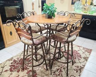Bar Table and Stools 