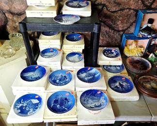 Plates from B&G Bing & Grondahl and Royal Copenhagen