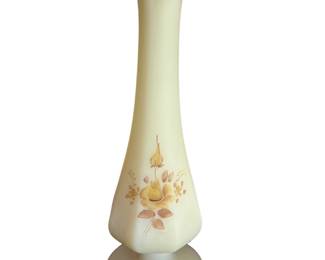 Fenton Swung Bud Vase Handpainted