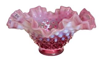 Fenton Cranberry Hobnail