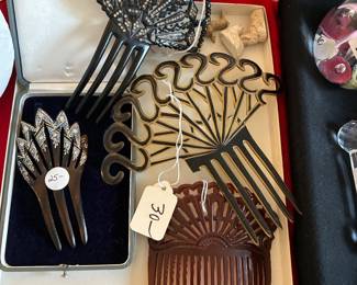 antique ladies combs