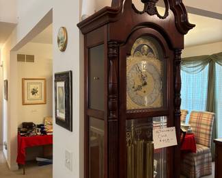 This clock is fantastic. beautiful chimes and mint condition.