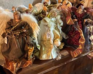 lots of santas and angels
