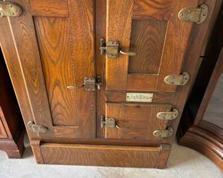 antique ice box