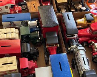 Die-cast banks   50 of them