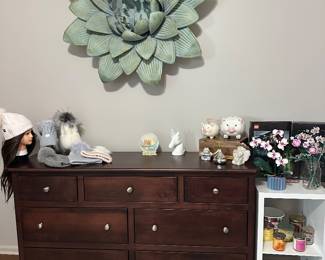 42" x 3' metal flower wall art