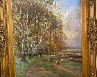 Willem Hendrick Eickelberg 1825 to 1920 oil on canvas