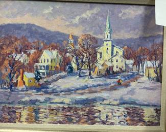 Bill Schmidt oil on canvas