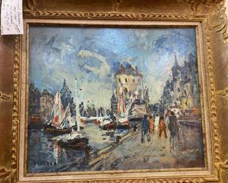 Joseph Raumann 1908 to 1999 oil on board