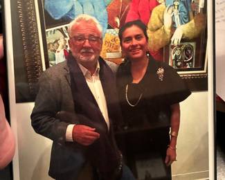 Alvar at Gallery reception in Dallas