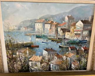 Lucian Delatour 1925 to 2011 oil on canvas