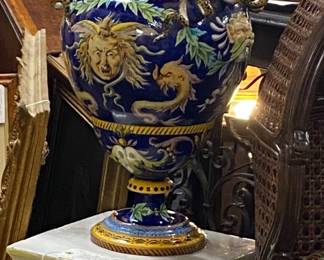 Fabulous 1920s Italian Majolica signed on the bottom