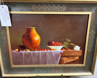 James Zar 1941 to 2015 oil on board