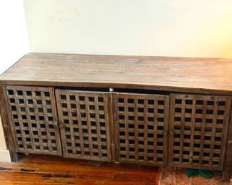 Lattice Accent Cabinet