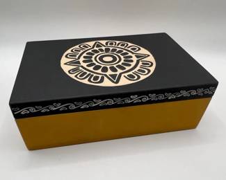Sun Motif Jewelry Box