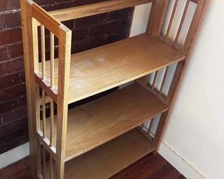 Collapsible Three Tier Bookshelf