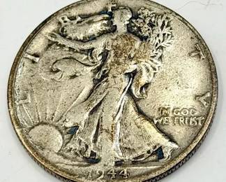 1944 Silver Walking Liberty Coin