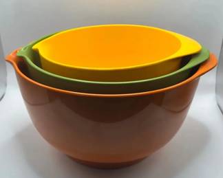 Set of (3) Rosti Mepal-Service Nesting Bowls — Made in Denmark