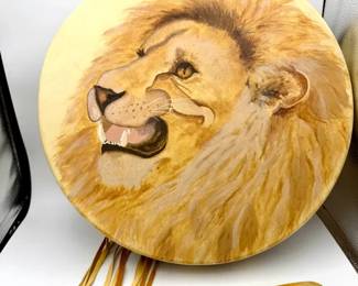 Signed Handcrafted Drum