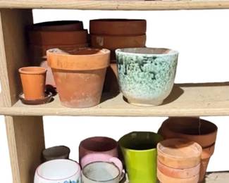 Small Ceramic Clay Flower Pots