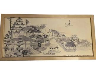 The Decemberists The Crane Wife Framed Album Art 20.5 X 10 