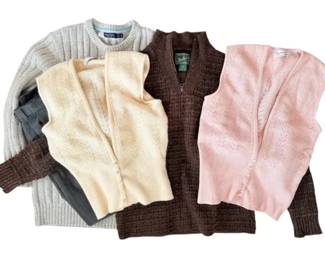 Wool Sweaters, Vests, And Trousers