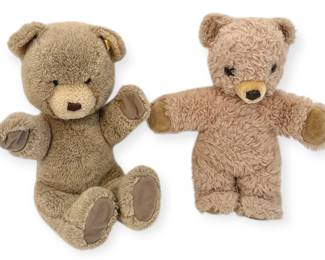 Vintage Steiff Tan Plush Bears