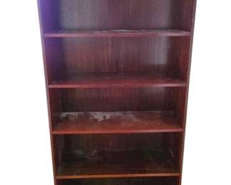 Composite Wood Bookshelf With 5 Shelves