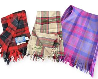 Pendleton Mac Laggen Wool Plaid Scarfs