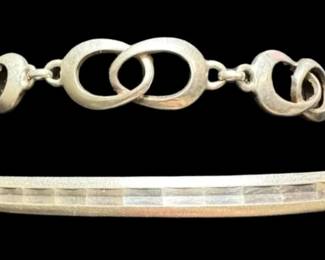 800 925 Sterling Silver Bracelets 18g Total
