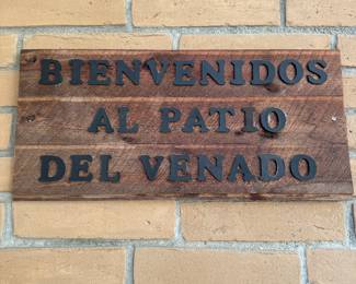 Welcome to the patio of the deer