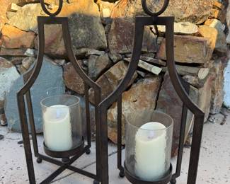 Pottery Barn Candle Holders